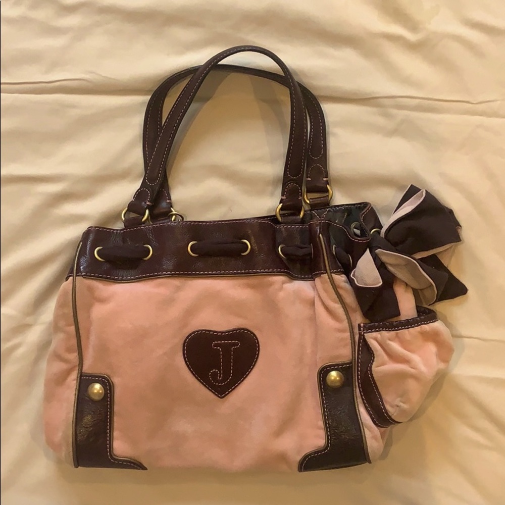 Juicy Couture Pink Velvet Purse